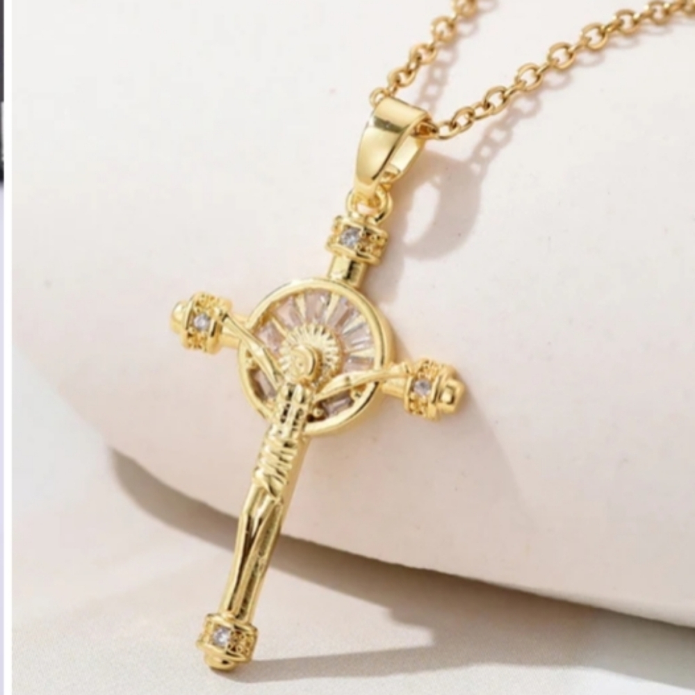 Jesus cross necklace